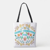 PERSONALISIERTER MERRY CHRISTMAS 20XX TASCHE (Rückseite)