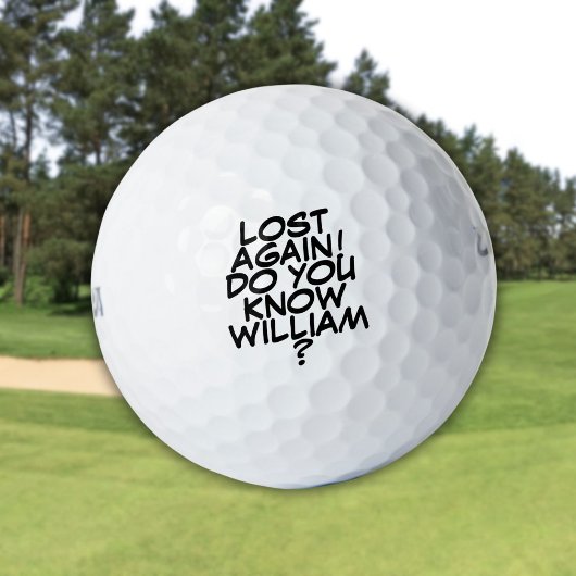Personalisierter Message-Individuelle Name Golfball
