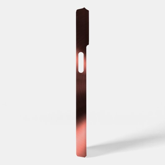 Personalisierter metallischer Look - Kupfer Case-Mate iPhone Hülle (Rückseite / Rechts)