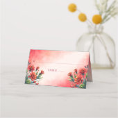 Personalisierter mexikanischer Stil Quinceñera Platzkarte (Vorderseite)