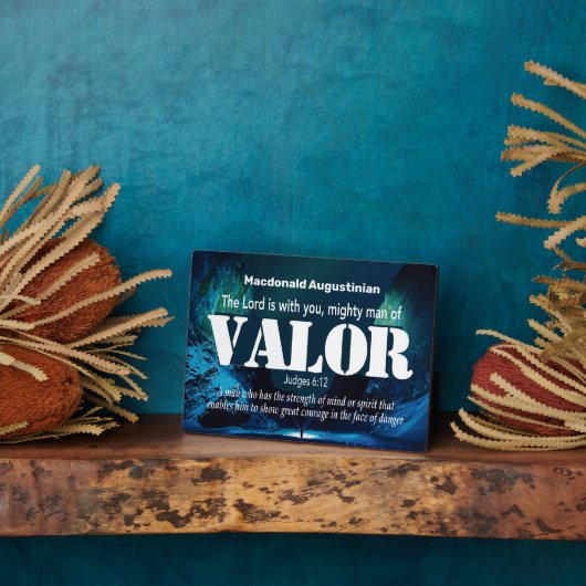 Personalisierter MIGHTY MANN DER WERTSCHAFT Richte Fotoplatte (Seite)