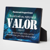 Personalisierter MIGHTY MANN DER WERTSCHAFT Richte Fotoplatte (Seite)