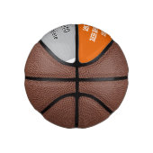 Personalisierter Mini-Basketball - Farbe des Fotos Mini Basketball (Rechts)