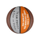 Personalisierter Mini-Basketball - Farbe des Fotos Mini Basketball (Vertikal)