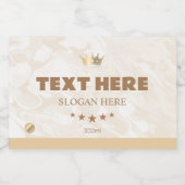 Personalisierter Mini-Sparkling Labrador Schaumweinetikett (Einzelnes Label)