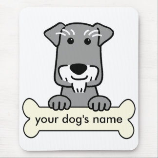 Personalisierter MiniaturSchnauzer Mousepad