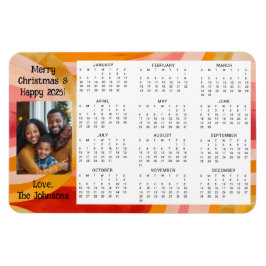 Personalisierter Minikalender | Family Foto Magnet