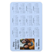 Personalisierter Minikalender | Foto Magnet (Vertikal)