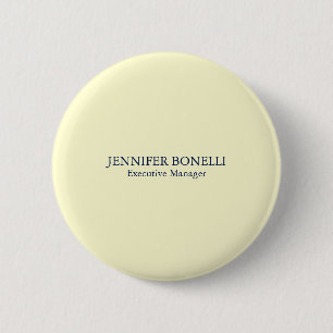 Personalisierter Minimalist fügen Sie Ihren Namen  Button