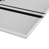 Personalisierter Minimalist Schneidebrett (Ecke)