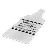 Personalisierter Minimalist Schneidebrett (Ecke)