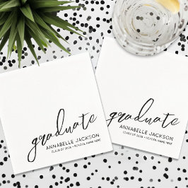 Personalisierter Minimalistischer Abschluss Serviette