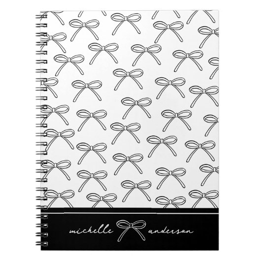 Personalisierter Minimalistischer Bogen Notizblock (Vorderseite)