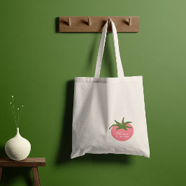 Personalisierter minimalistischer botanischer Toma Tragetasche