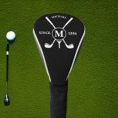 Personalisierter Minimalistischer Golf Monogram Bl Headcover