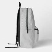 Personalisierter minimalistischer grauer Rucksack (Links)