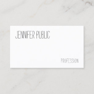 Personalisierter Minimalistischer Handtext Visitenkarte
