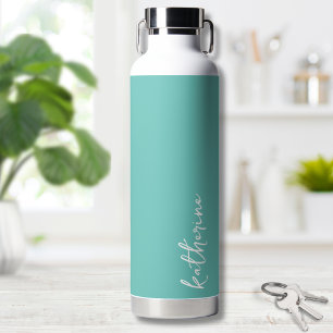 Personalisierter Minimalistischer Name Trinkflasche