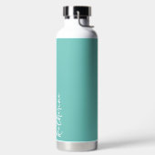 Personalisierter Minimalistischer Name Trinkflasche (links)