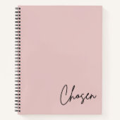 Personalisierter Minimalistischer Schlag Christlic Notizblock (Vorderseite)