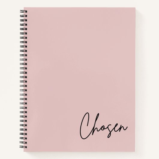 Personalisierter Minimalistischer Schlag Christlic Notizblock (Vorderseite)