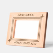 Personalisierter Minimalistischer Star-Boss Geätzte Rahmen (Links)