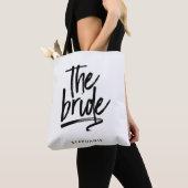 Personalisierter Minimalwert der Bride Tote Tasche (Von Nahem)
