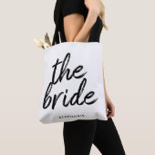 Personalisierter Minimalwert der Bride Tote Tasche (Von Nahem)