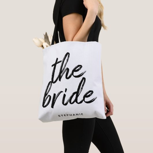 Personalisierter Minimalwert der Bride Tote Tasche (Von Nahem)