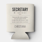 Personalisierter Minister Funny Dosenkühler (Rückseite)