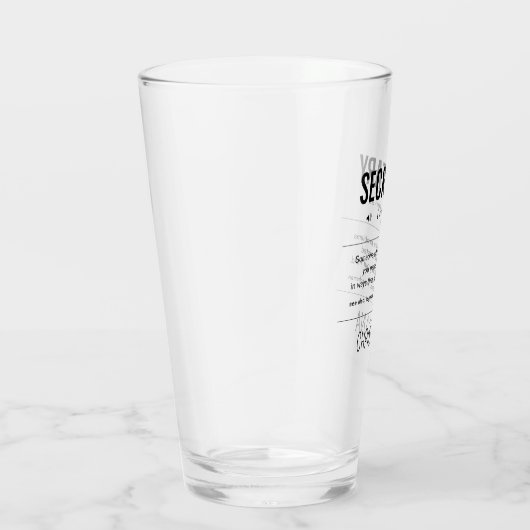 Personalisierter Minister Funny Glas (Rechts)