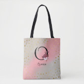Personalisierter Mit Monogramm, benutzerdefinierte Tasche (Vorderseite)