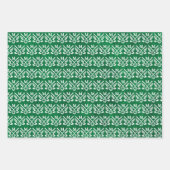 Personalisierter Mit Monogramm Golf Geschenkpapier Set (Vorderseite 3)