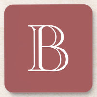 Personalisierter Mit Monogramm Letter Initial Squa