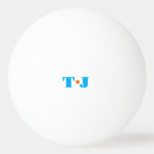 Personalisierter Mit Monogramm Pong-Ball Tischtennisball (Rückseite)
