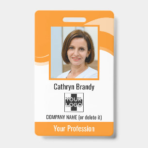 Personalisierter Mitarbeiter, Foto, Barcode und Lo Ausweis