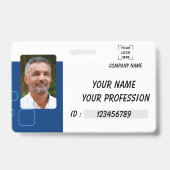 Personalisierter Mitarbeiter-Fotoausweis Ausweis (Vorderseite)