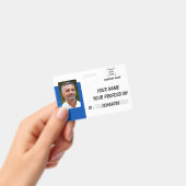 Personalisierter Mitarbeiter-Fotoausweis Ausweis (Handheld)