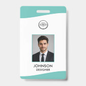 Personalisierter Mitarbeiter-ID-Ausweis Ausweis (Vorderseite)