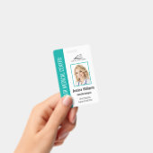 Personalisierter Mitarbeiter im Gesundheitswesen A Ausweis (Handheld)