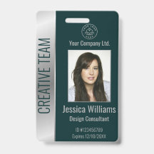 Personalisierter Mitarbeiter im Unternehmen Silver