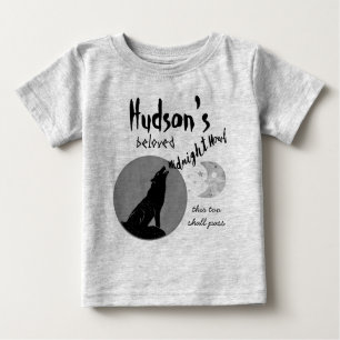 Personalisierter Mitternachtsschlauch Baby T-shirt