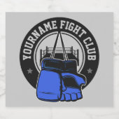 Personalisierter MIXED MARTIAL ARTS Mixed Martial  Bierflaschenetikett (Einzelnes Label)