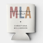 Personalisierter MLA Medical Laborant Dosenkühler (Rückseite)