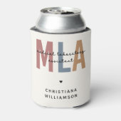 Personalisierter MLA Medical Laborant Dosenkühler (Kanne Rückseite)