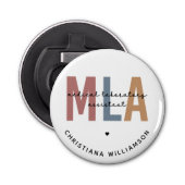 Personalisierter MLA Medical Laborant Flaschenöffner (Vorderseite)