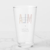 Personalisierter MLA Medical Laborant Glas (Rückseite)