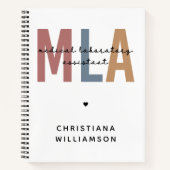 Personalisierter MLA Medical Laborant Notizblock (Vorderseite)