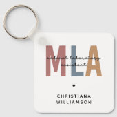 Personalisierter MLA Medical Laborant Schlüsselanhänger (Vorderseite)