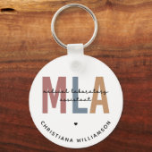 Personalisierter MLA Medical Laborant Schlüsselanhänger (Vorderseite)